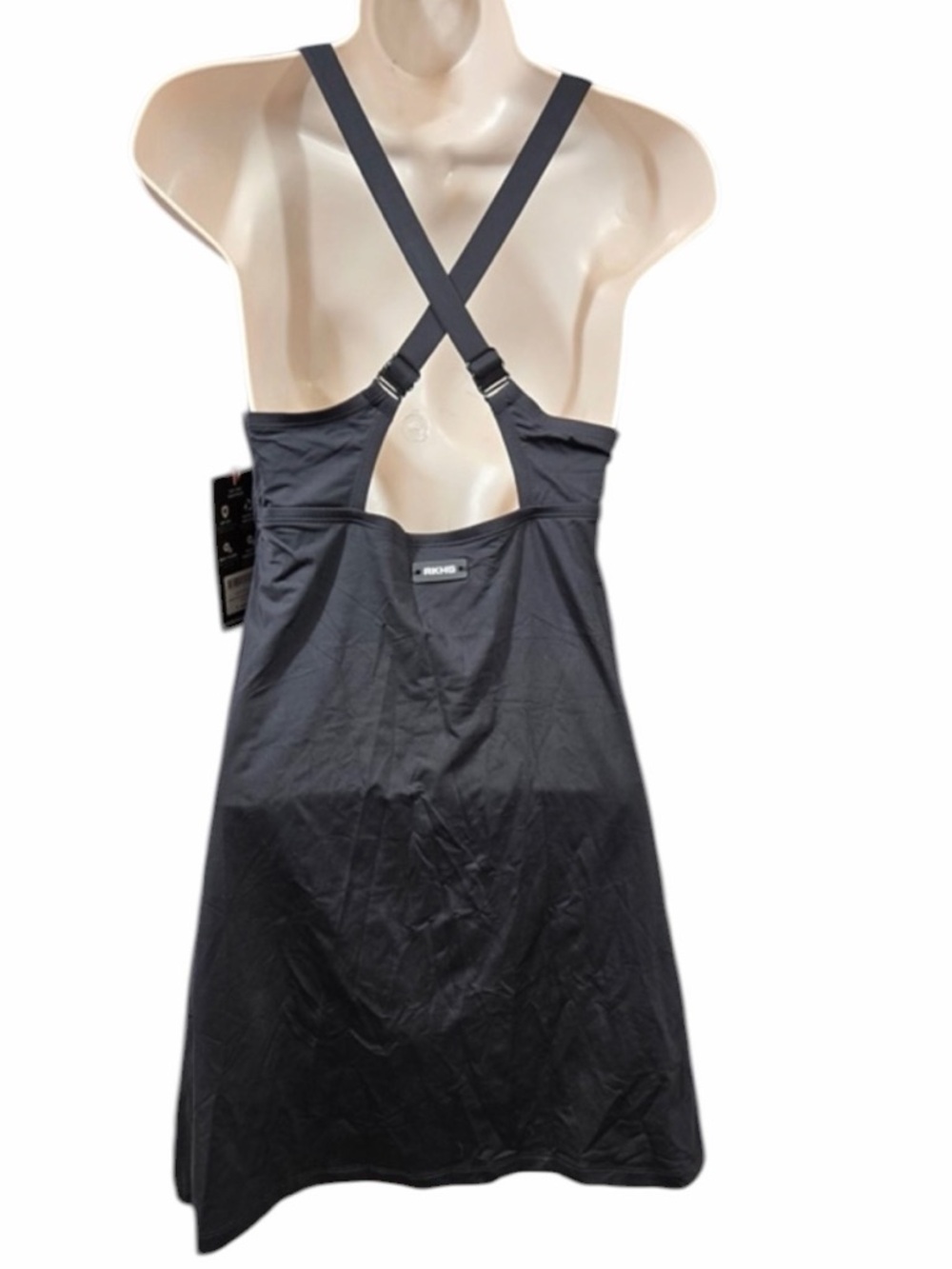 NWT DULUTH TRADING Women's AKHG Lost Lake Swim Dress Women’s Size 4 Black 7315 - Picture 4 of 13